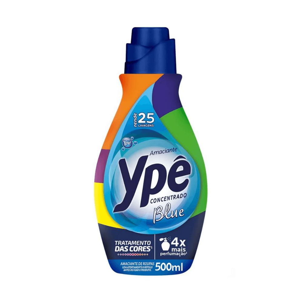 Amaciante Concentrado Blue Ypê 500ml. Categoria Produtos de Limpeza. Subcategoria Amaciante. Marca Ypê. Quantidade 500ml. Casa Limpa em São Paulo, Rua Apinajés 1484, Sumaré.