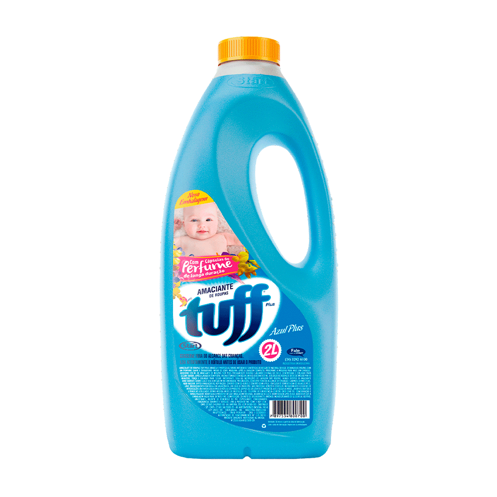 Amaciante Tuff Plus Azul Start 2 Litros. Categoria Produtos de Limpeza. Subcategoria Amaciante. Marca Tuff. Quantidade 2L. Casa Limpa em São Paulo, Rua Apinajés 1484, Sumaré.