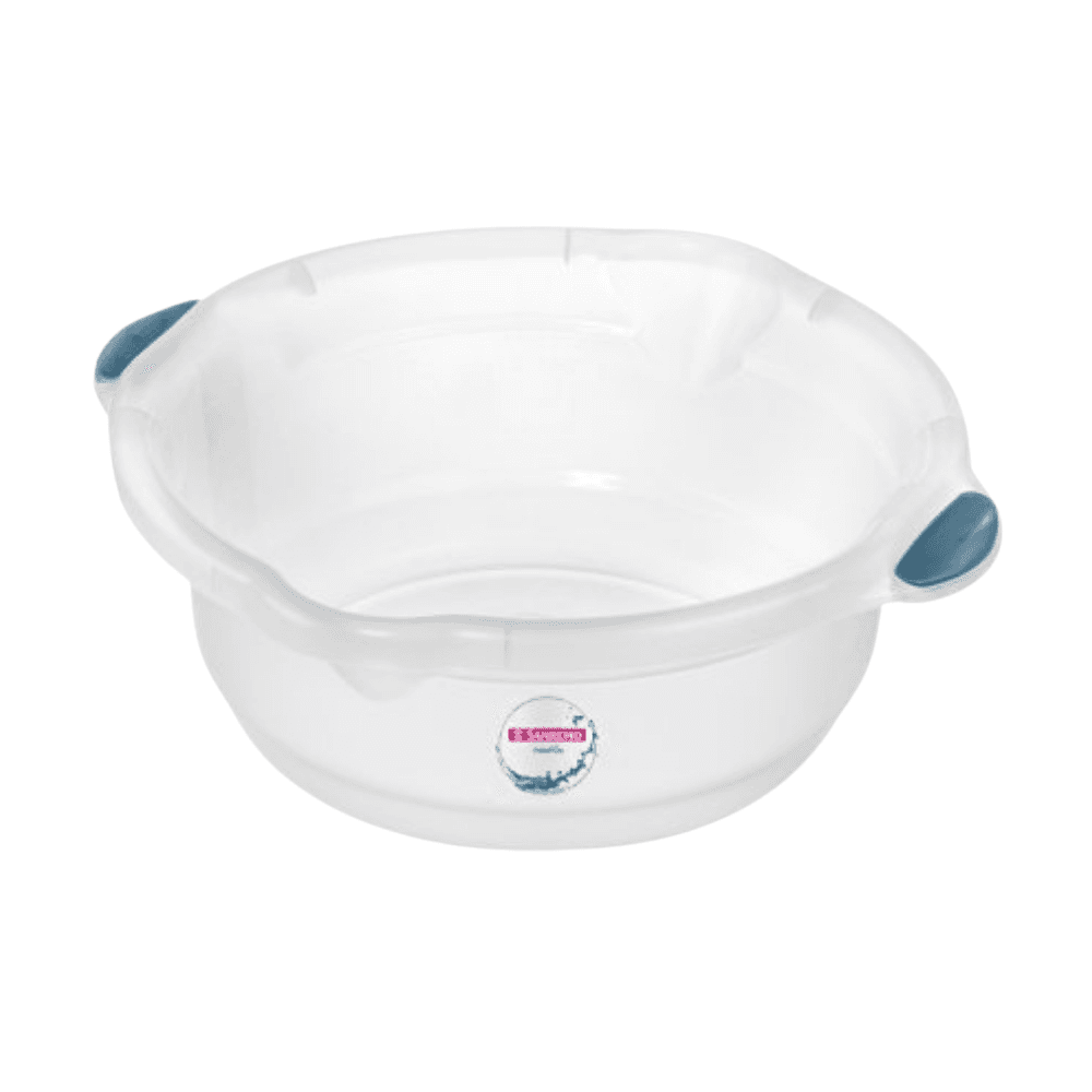 Bacia Plastico Cristal Sanremo 5,2l. Categoria Acessórios para Limpeza. Subcategoria Bacia. Marca Sanremo. Casa Limpa em São Paulo, Rua Apinajés 1484, Sumaré.