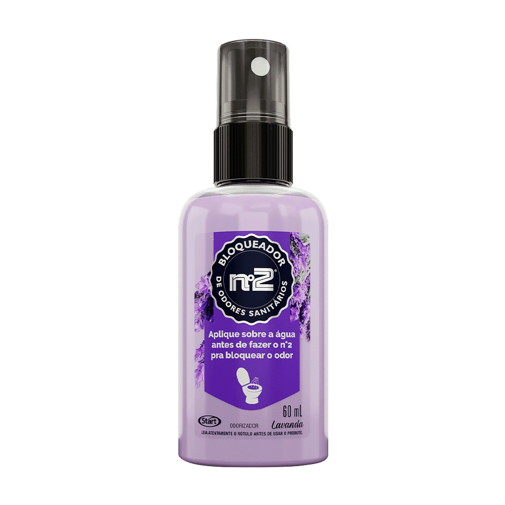 Bloqueador de Odores Sanitários N2 Lavanda 60ml. Categoria Higiene e Cuidados. Subcategoria Bloqueador de Odores. Marca Start. Quantidade 60ml. Casa Limpa em São Paulo, Rua Apinajés 1484, Sumaré.