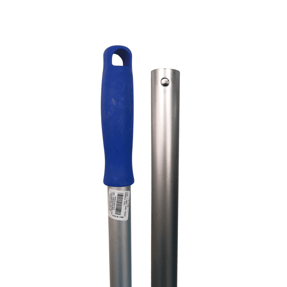 Cabo de alumínio 1,40x24mm Indicado Mops Rodos e Vassouras Bralimpia. Categoria Acessórios para Limpeza. Subcategoria Cabos. Marca Bralimpia. Quantidade 1. Casa Limpa em São Paulo, Rua Apinajés 1484, Sumaré.