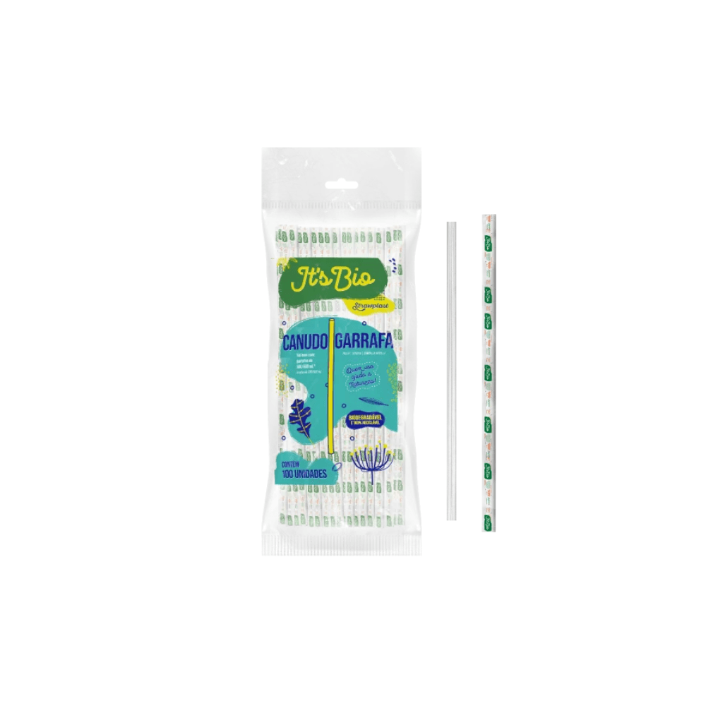 Canudo para Garrafa 5x240 mm Sachê Transparente Strawplast 100 unidades Indicado para Suco e Refrigerante. Categoria Descartáveis e Embalagens. Subcategoria Canudos. Marca Strawplast. Quantidade 100 unidades. Casa Limpa em São Paulo, Rua Apinajés 1484, Sumaré.