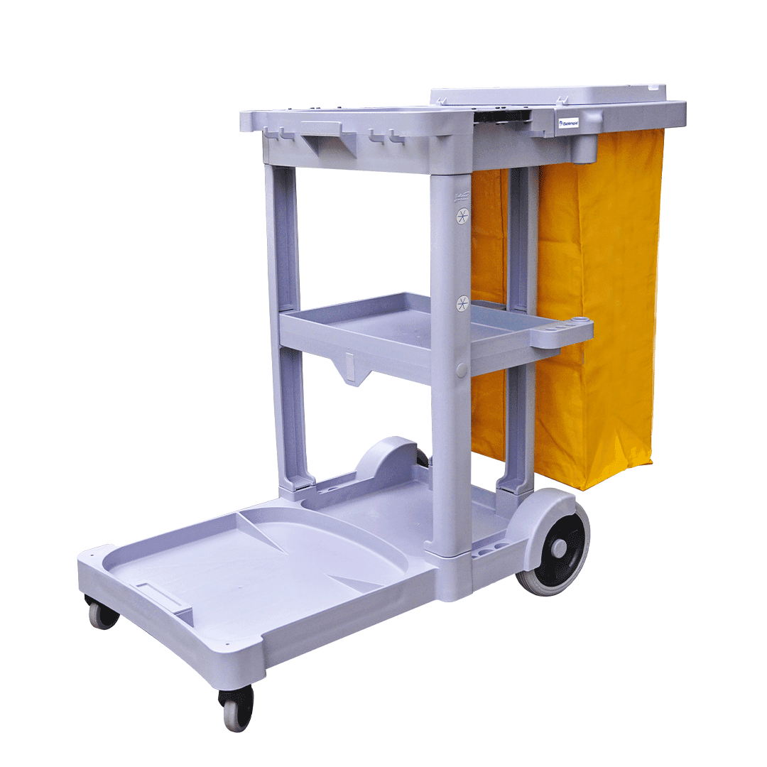 Carro Funcional Para Limpeza Cleaner com Bolsa Zíper. Categoria Acessórios para Limpeza. Subcategoria Carro Funcional. Marca Cleaner. Quantidade 1. Casa Limpa em São Paulo, Rua Apinajés 1484, Sumaré.