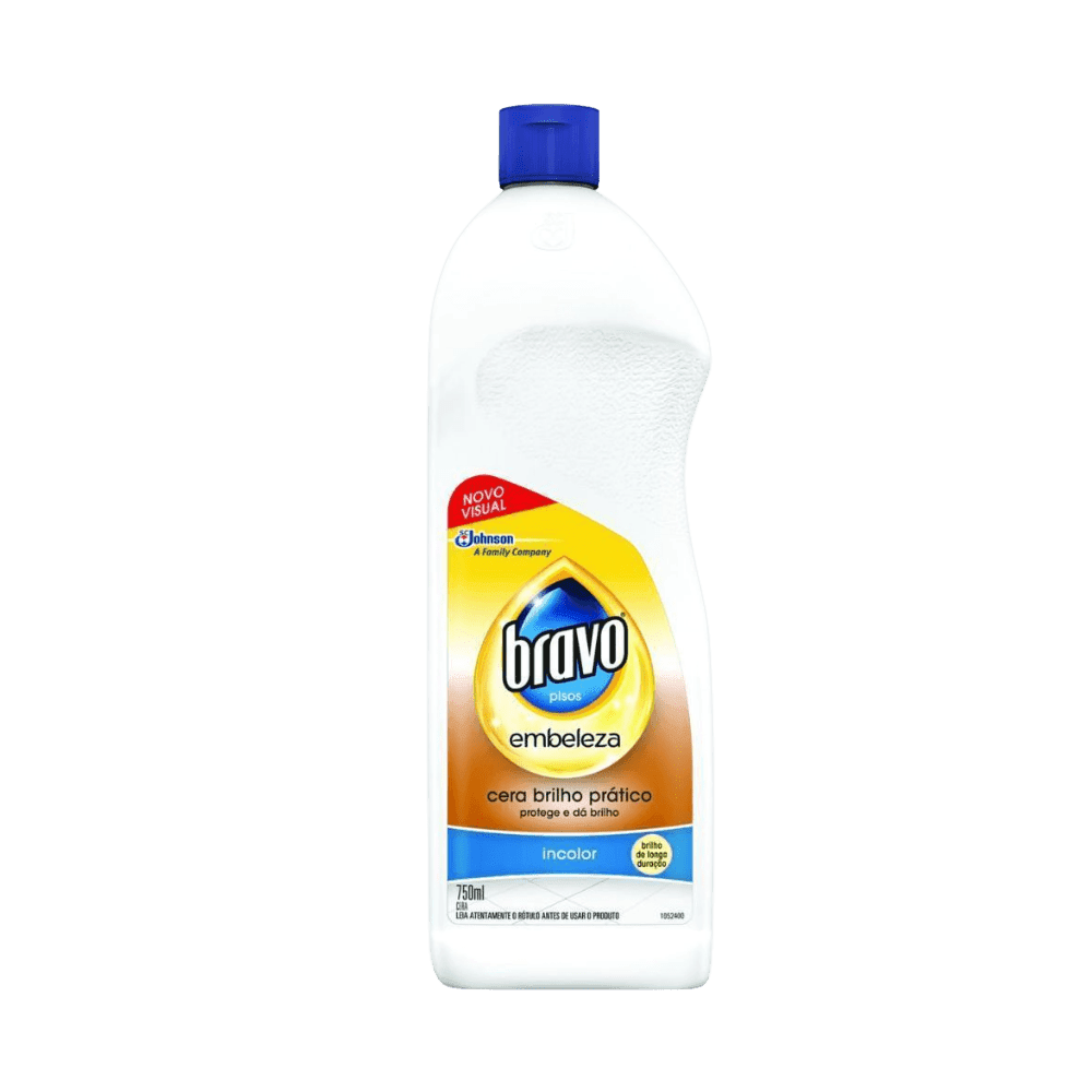 Cera Líquida Incolor Bravo 750ml. Categoria Produtos de Limpeza. Subcategoria Ceras para Piso. Marca Bravo. Quantidade Unidade. Casa Limpa em São Paulo, Rua Apinajés 1484, Sumaré.