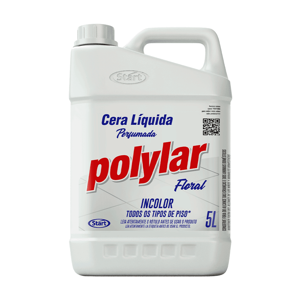 Cera Líquida Incolor Polylar Start 5L. Categoria Produtos de Limpeza. Subcategoria Ceras para Piso. Marca Polylar. Quantidade 5L. Casa Limpa em São Paulo, Rua Apinajés 1484, Sumaré.