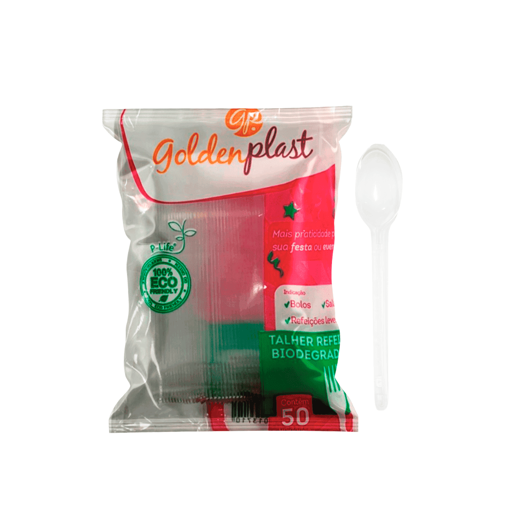 Colher para Refeição Cristal Goldenplast 20 pacotes com 50 unidades Cada. Categoria Descartáveis e Embalagens. Subcategoria Colher Descartável. Marca Goldenplast. Quantidade 1000. Casa Limpa em São Paulo, Rua Apinajés 1484, Sumaré.