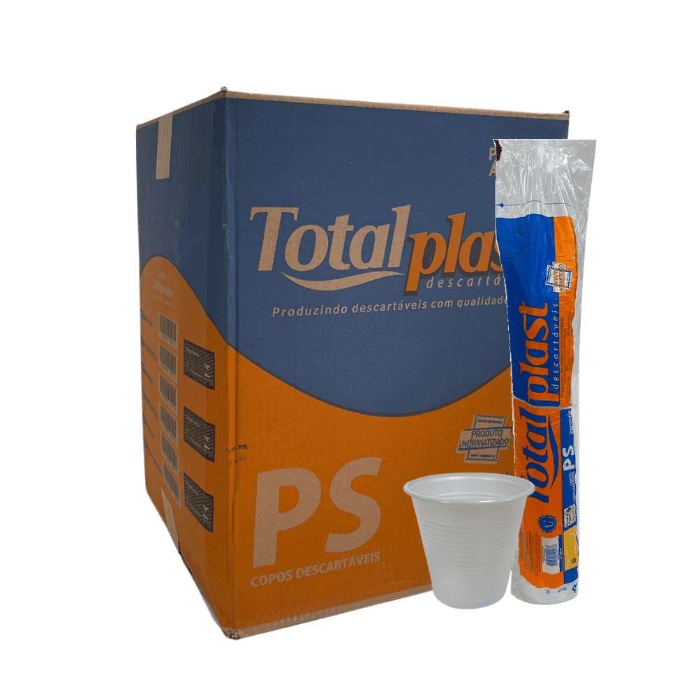 Copo 150ml Branco Totalplast 2500 unidades. Categoria Descartáveis e Embalagens. Subcategoria Copos Descartáveis. Marca Totalplast. Quantidade 2500. Casa Limpa em São Paulo, Rua Apinajés 1484, Sumaré.