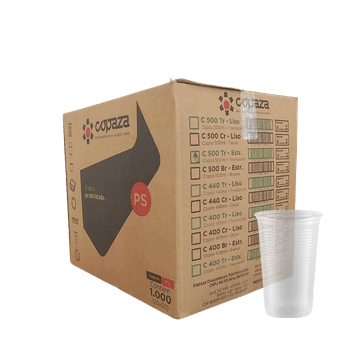 Copo 500ml Copaza ABNT TRL PS 20X50. Categoria Descartáveis e Embalagens. Subcategoria Copos Descartáveis. Marca Copaza. Quantidade 500ml. Casa Limpa em São Paulo, Rua Apinajés 1484, Sumaré.