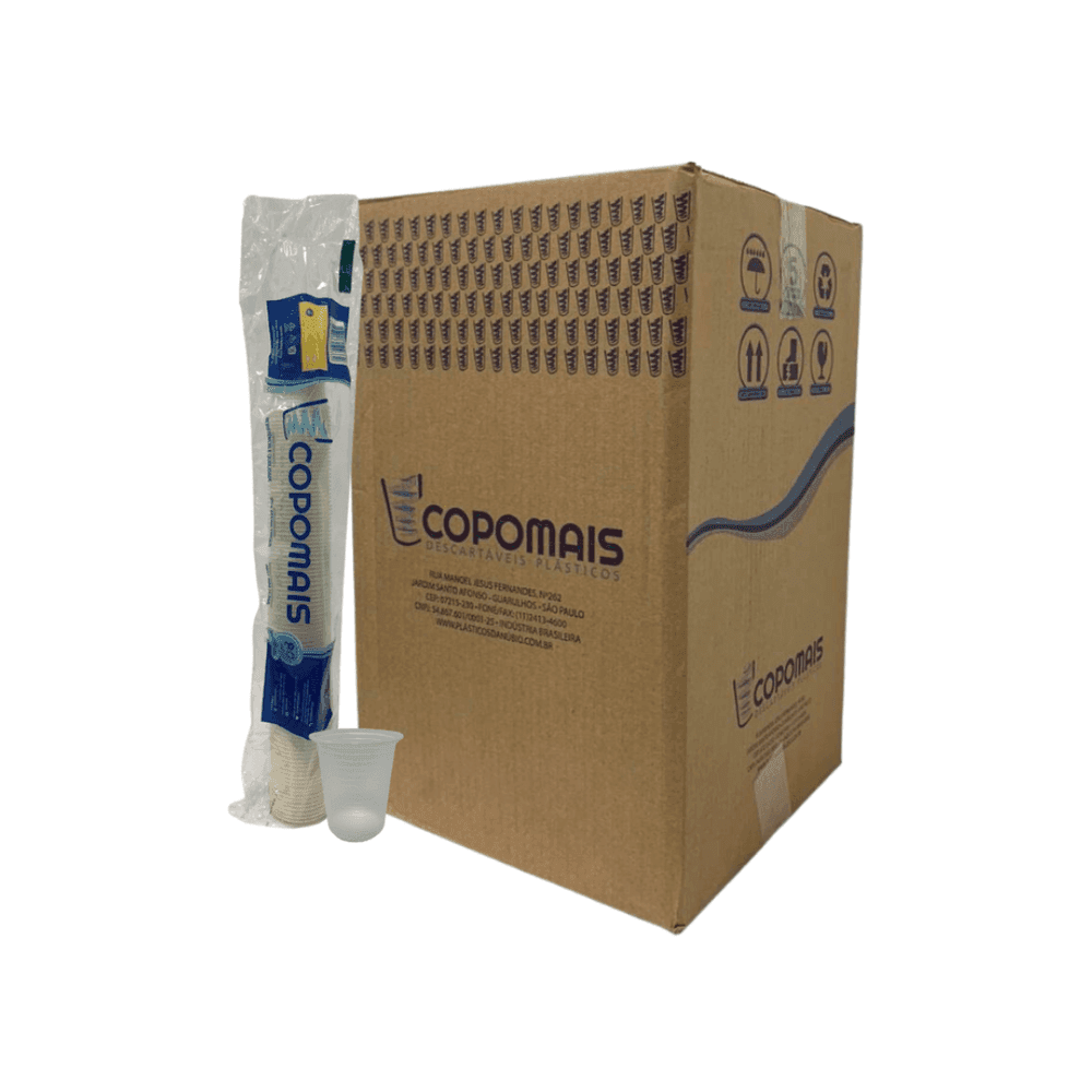 Copo 80ml Transparente Copomais 2.500 unidades. Categoria Descartáveis e Embalagens. Subcategoria Copos Descartáveis. Marca Copomais. Quantidade 2500. Casa Limpa em São Paulo, Rua Apinajés 1484, Sumaré.
