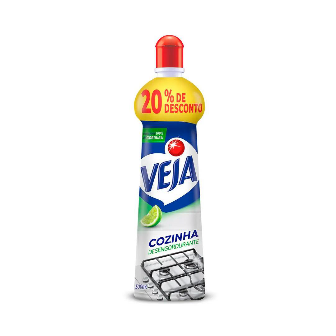 Desengordurante Limão Veja 500ml Promocional. Categoria Produtos de Limpeza. Subcategoria Desengordurante. Marca Veja. Quantidade 500ml. Casa Limpa em São Paulo, Rua Apinajés 1484, Sumaré.