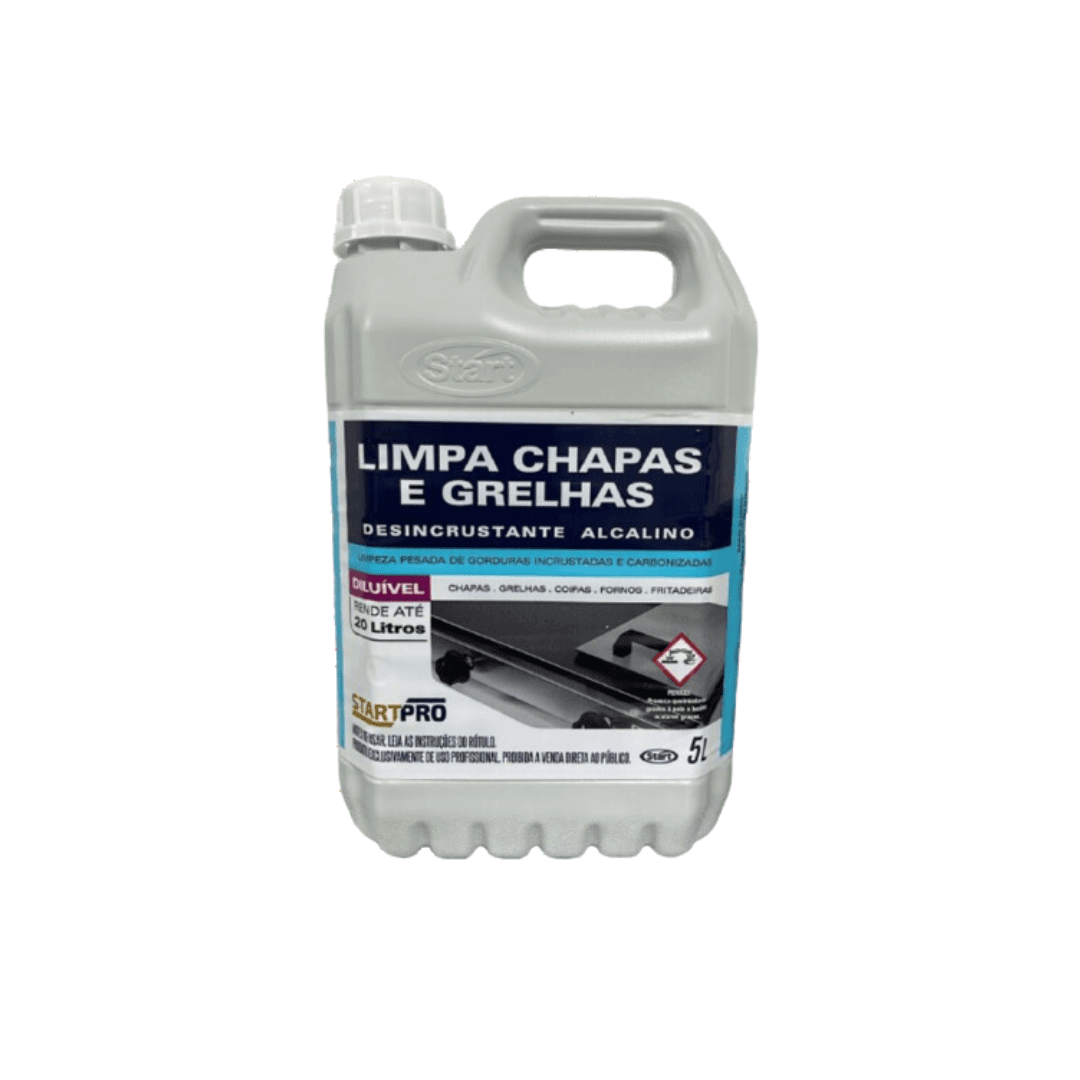 Desincrustante Alcalino StartPro 5 Litros. Categoria Produtos de Limpeza. Subcategoria Desincrustante. Marca Start. Quantidade 5L. Casa Limpa em São Paulo, Rua Apinajés 1484, Sumaré.