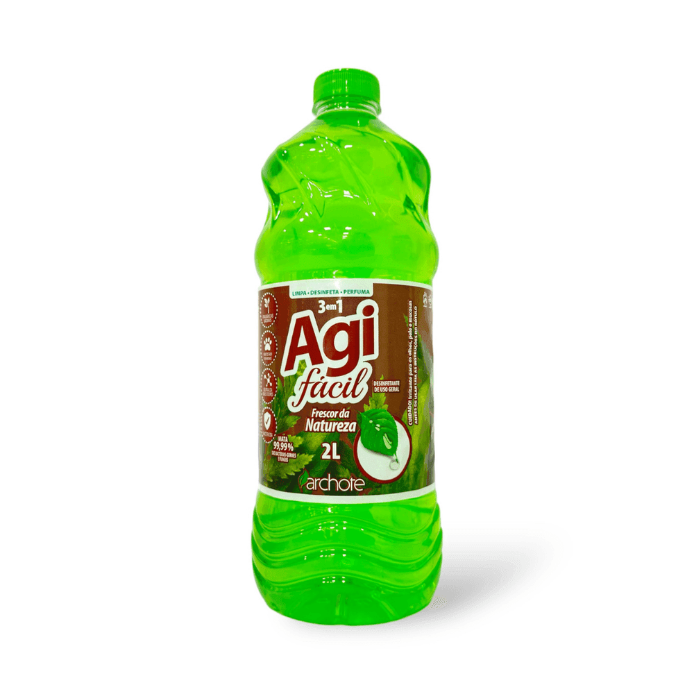 Desinfetante Campestre Archote Agifácil 2L. Categoria Produtos de Limpeza. Subcategoria Desinfetantes. Marca Agifácil. Quantidade 2L. Casa Limpa em São Paulo, Rua Apinajés 1484, Sumaré.