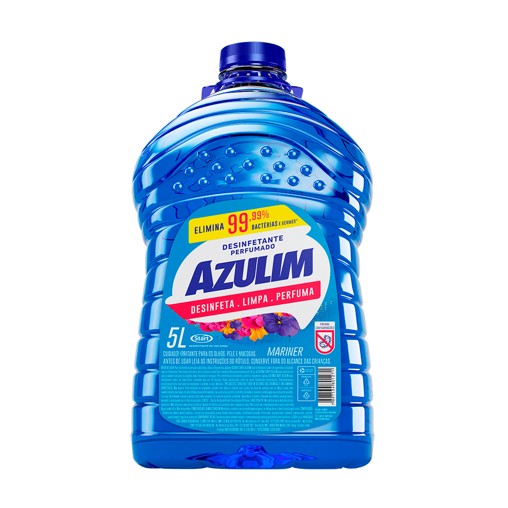 Desinfetante Mariner Azulim Start 5L. Categoria Produtos de Limpeza. Subcategoria Desinfetantes. Marca Azulim. Quantidade 5L. Casa Limpa em São Paulo, Rua Apinajés 1484, Sumaré.