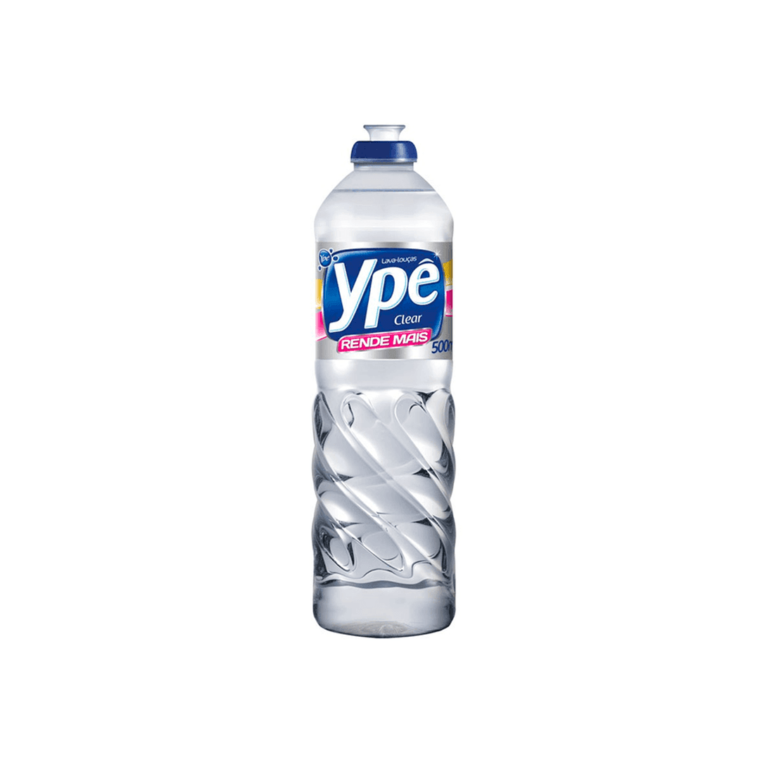 Detergente Clear Ypê 500ml. Categoria Produtos de Limpeza. Subcategoria Detergentes. Marca Ypê. Quantidade 500ml. Casa Limpa em São Paulo, Rua Apinajés 1484, Sumaré.