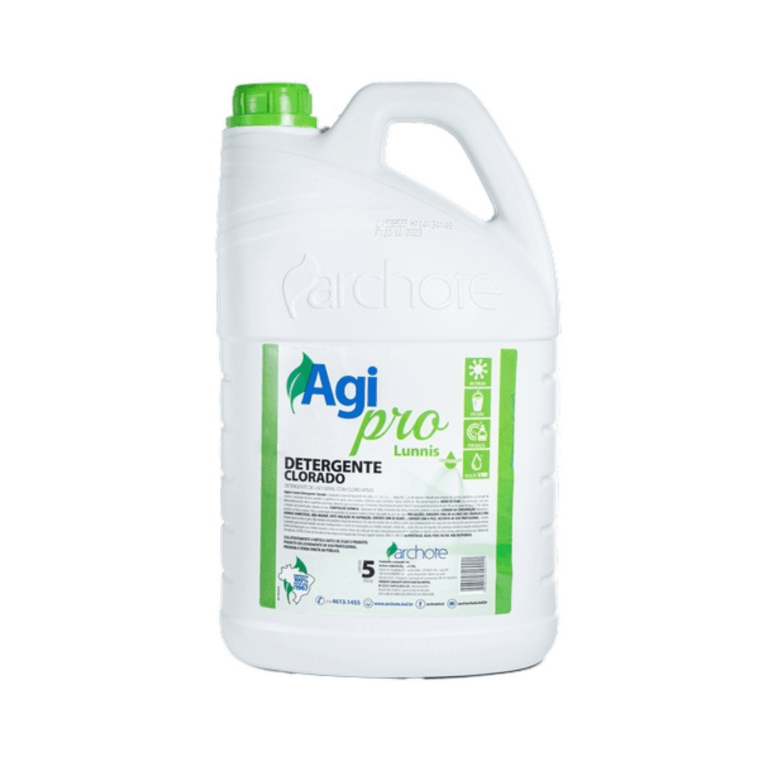 Detergente Clorado Concentrado Lunnis Agi pro. Categoria Produtos de Limpeza. Subcategoria Detergentes. Marca Agipro Lunnis. Quantidade 5L. Casa Limpa em São Paulo, Rua Apinajés 1484, Sumaré.