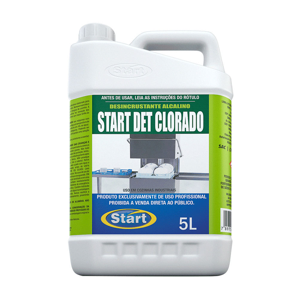 Detergente Clorado Startdet 5L. Categoria Produtos de Limpeza. Subcategoria Detergentes. Marca Start. Quantidade 5L. Casa Limpa em São Paulo, Rua Apinajés 1484, Sumaré.