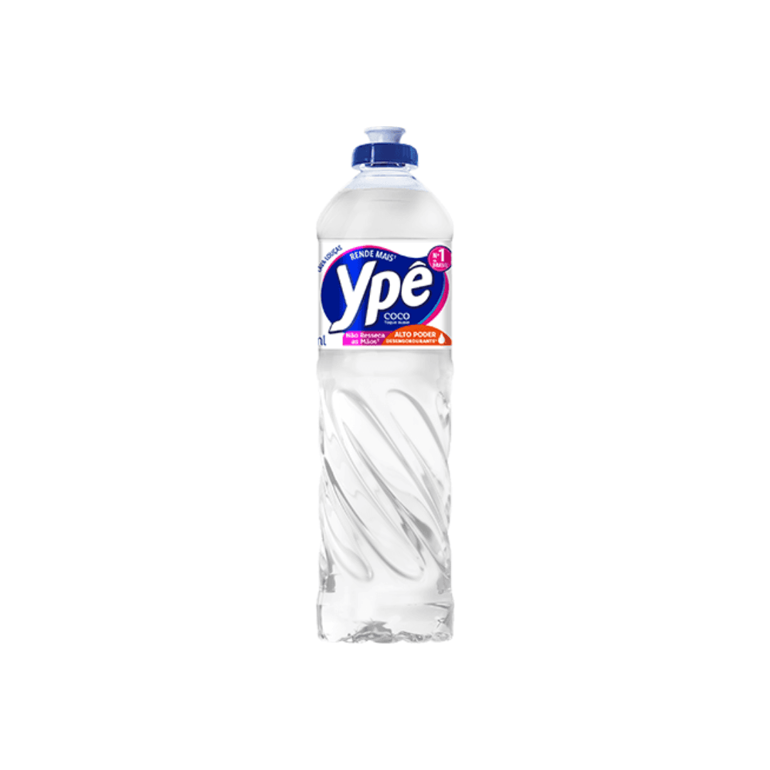 Detergente Coco Ypê 500ml. Categoria Produtos de Limpeza. Subcategoria Detergentes. Marca Ypê. Quantidade 500ml. Casa Limpa em São Paulo, Rua Apinajés 1484, Sumaré.