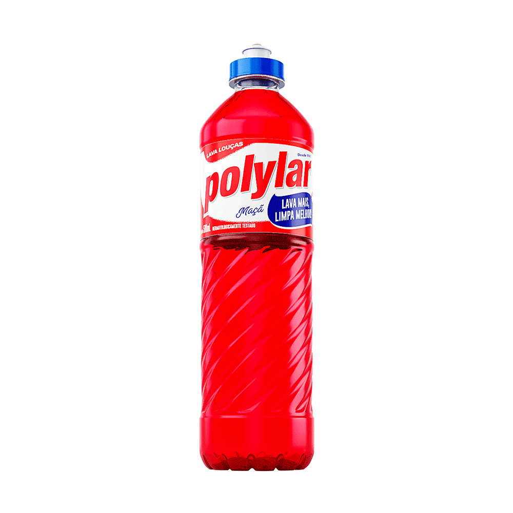 Detergente de Maçã Polylar 500ml. Categoria Produtos de Limpeza. Subcategoria Detergentes. Marca Polylar. Quantidade 500ml. Casa Limpa em São Paulo, Rua Apinajés 1484, Sumaré.