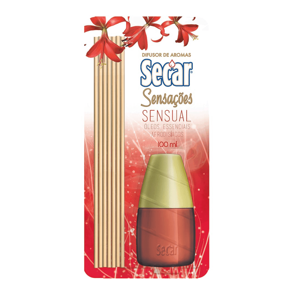 Difusor de Aromas Sensações Sensual Secar 100ml. Categoria Produtos de Limpeza. Subcategoria Difusor de Aromas. Marca Secar. Quantidade 100ml. Casa Limpa em São Paulo, Rua Apinajés 1484, Sumaré.
