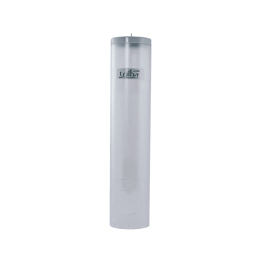Dispenser Acrílico para Copo de Água 180/200ml T-0506N Trilha. Categoria Comércio e Indústria. Subcategoria Dispenser para Copo. Marca JSN. Quantidade 1. Casa Limpa em São Paulo, Rua Apinajés 1484, Sumaré.