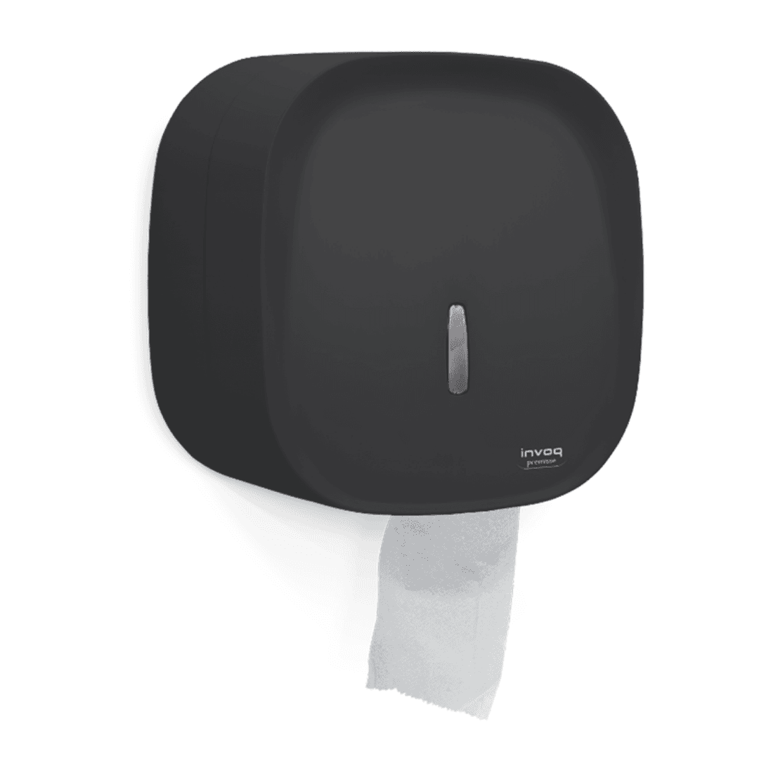 Dispenser para Papel Rolão Preto Invoq 300 e 400m Premisse. Categoria Comércio e Indústria. Subcategoria Dispenser para Papel. Marca Premisse. Quantidade 1. Casa Limpa em São Paulo, Rua Apinajés 1484, Sumaré.
