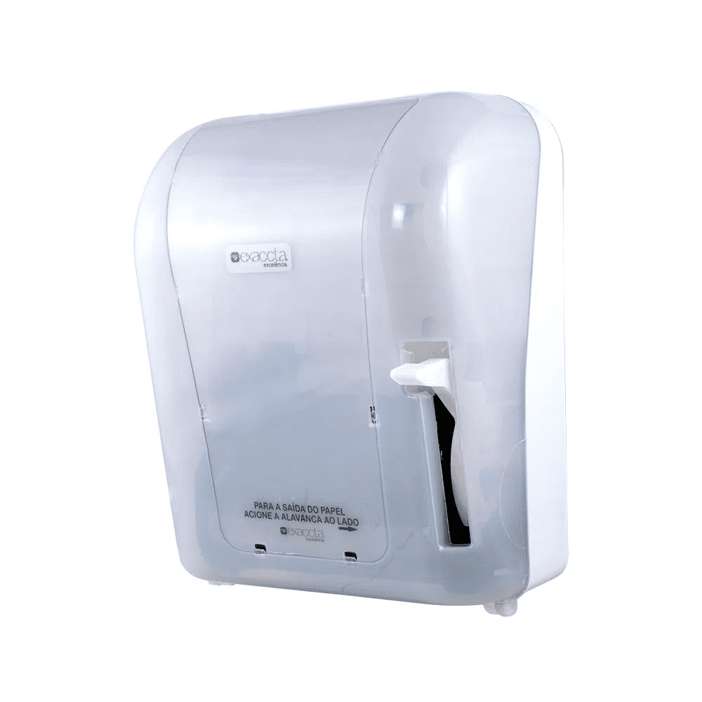 Dispenser Toalheiro com Alavanca para Papel Bobina Exaccta Trilha. Categoria Comércio e Indústria. Subcategoria Dispenser para Papel. Marca JSN. Quantidade 1. Casa Limpa em São Paulo, Rua Apinajés 1484, Sumaré.