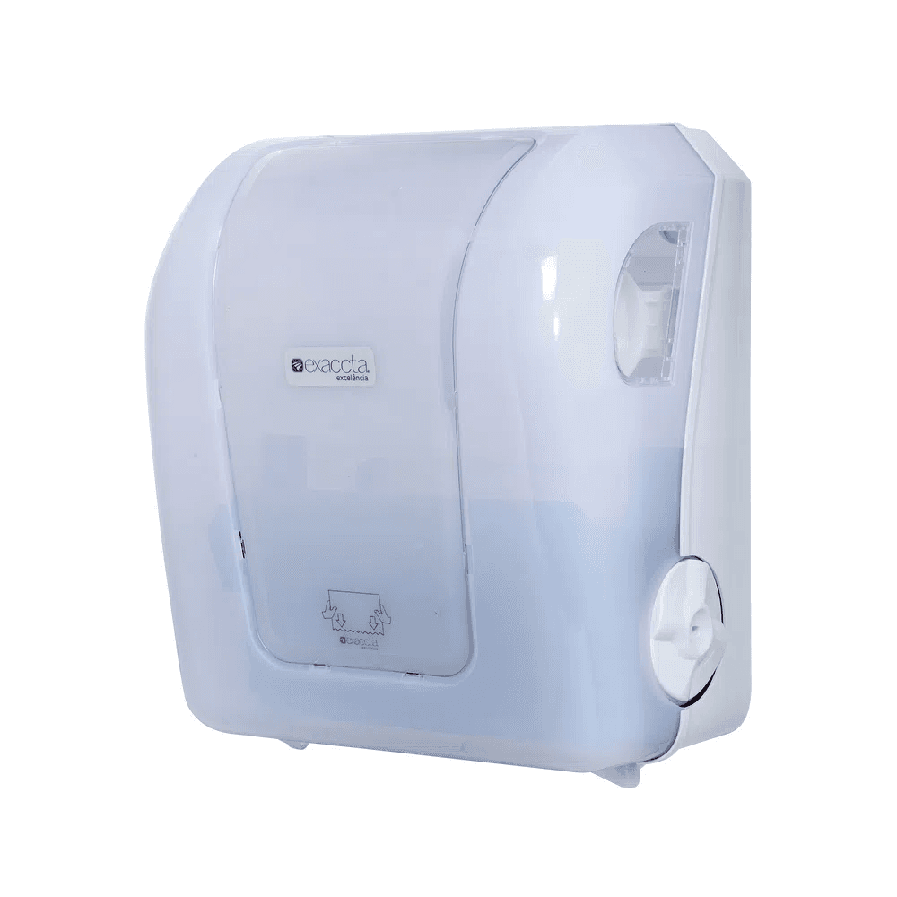 Dispenser Toalheiro Puxe e Corte Mini para Papel Bobina E-DPCM007 Exaccta. Categoria Comércio e Indústria. Subcategoria Dispenser para Papel. Marca Exaccta. Quantidade 1. Casa Limpa em São Paulo, Rua Apinajés 1484, Sumaré.