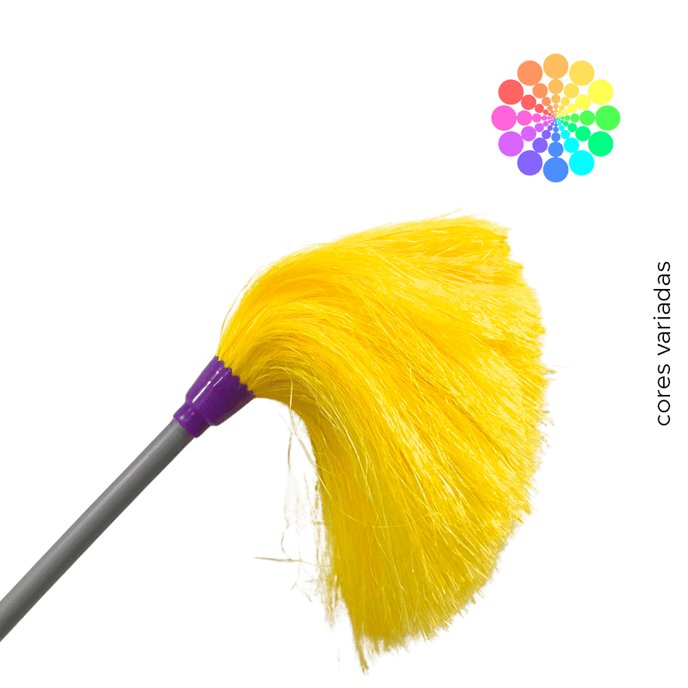 Espanador Sintético 35cm Nomo Mix 1 Shangrila Cores Variadas. Categoria Acessórios para Limpeza. Subcategoria Espanadores. Marca Shangrila. Quantidade 1. Casa Limpa em São Paulo, Rua Apinajés 1484, Sumaré.