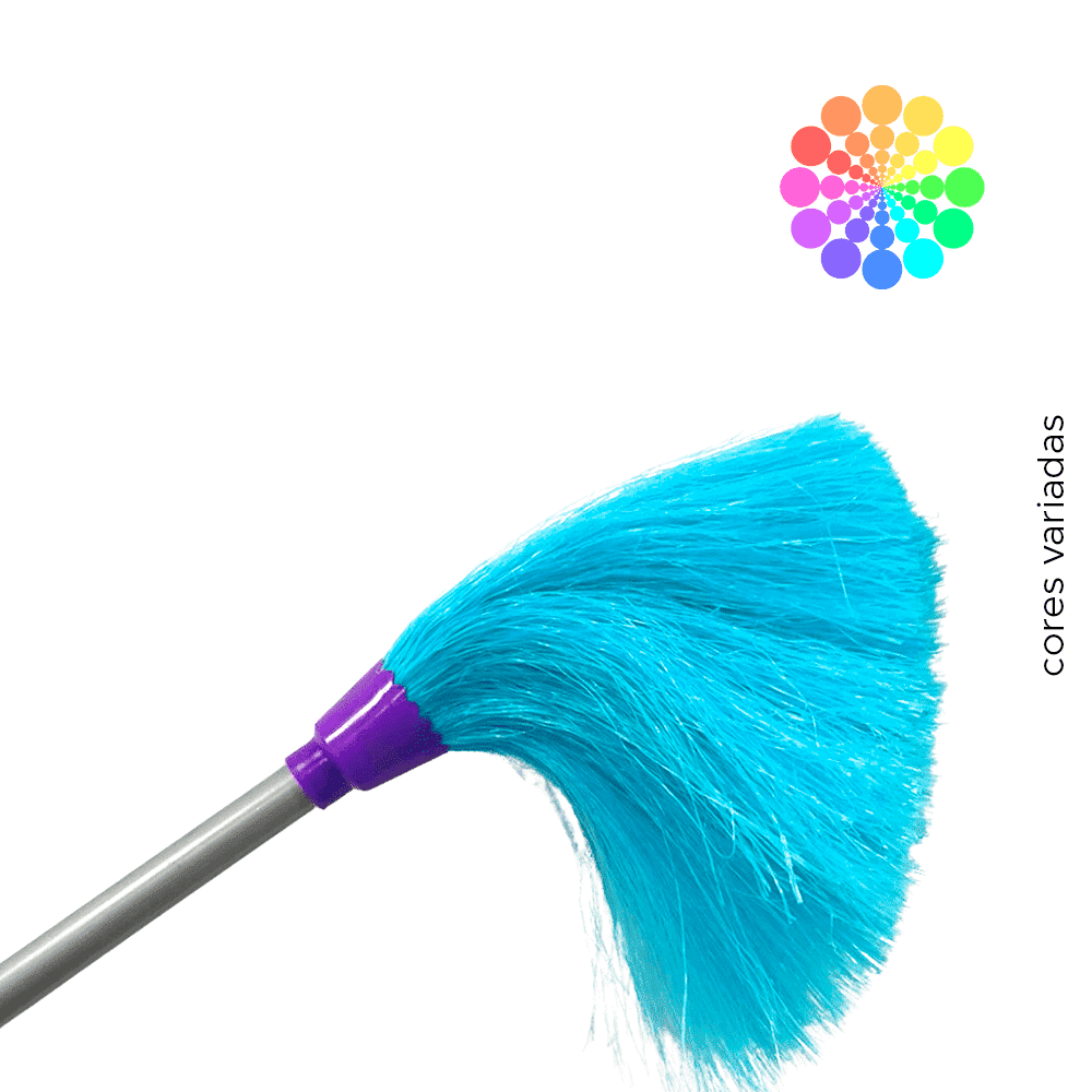 Espanador Sintético Nomo 42cm Mix 2 Shangrila Cores Variadas. Categoria Acessórios para Limpeza. Subcategoria Espanadores. Marca Shangrila. Quantidade 1. Casa Limpa em São Paulo, Rua Apinajés 1484, Sumaré.