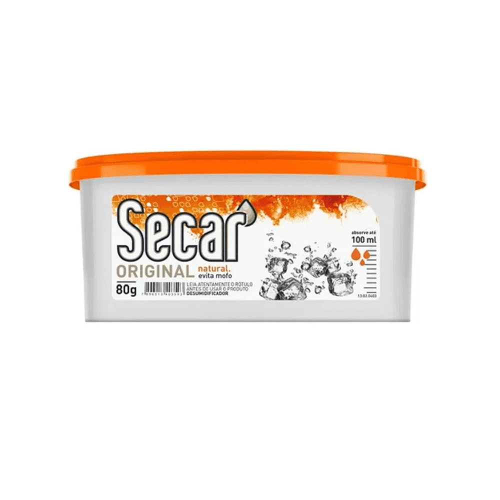 Evita Mofo Natural Secar 80g. Categoria Produtos de Limpeza. Subcategoria Evita Mofo. Marca Secar. Quantidade 80g. Casa Limpa em São Paulo, Rua Apinajés 1484, Sumaré.