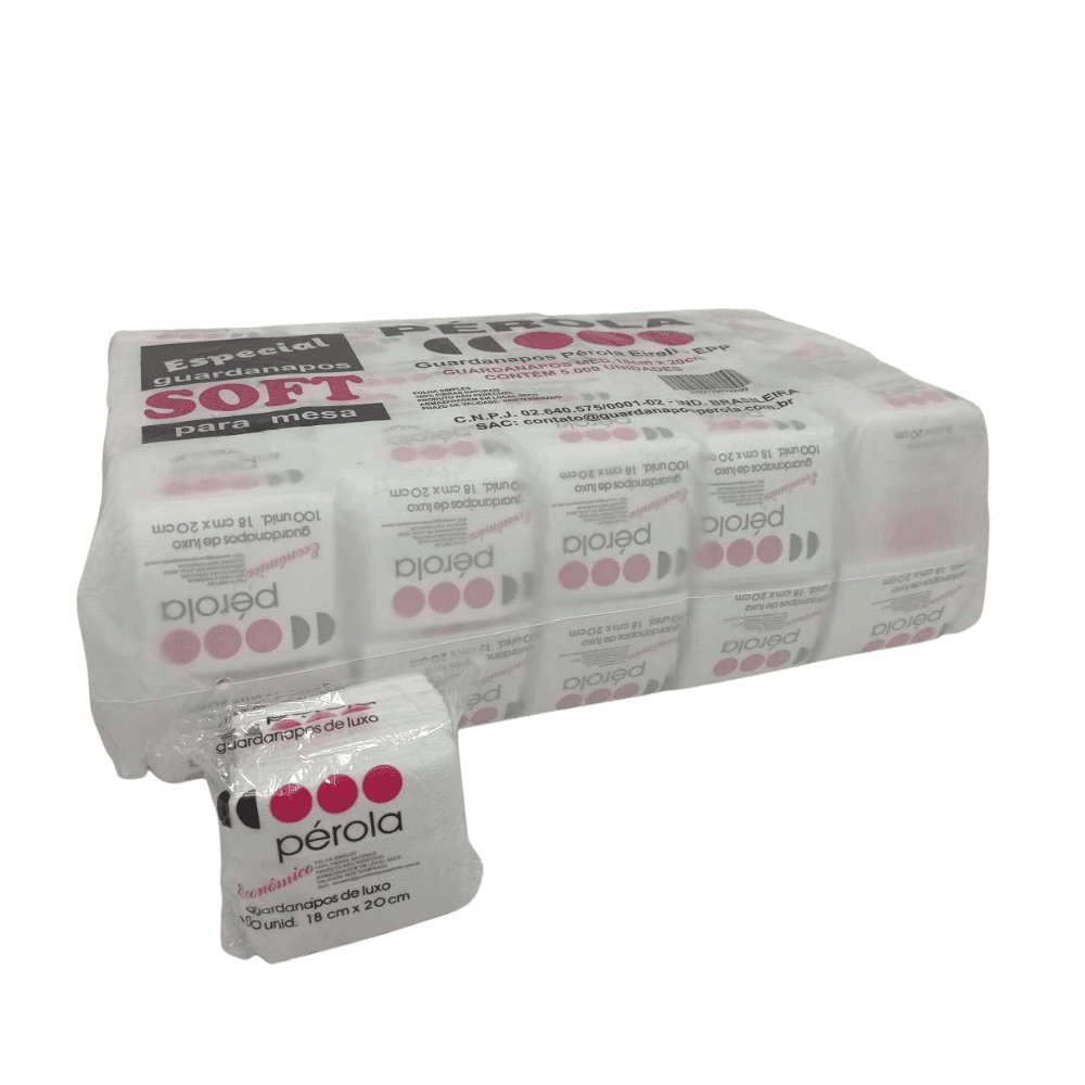 Guardanapo 18x20 folha simples Pérola com 5.000 folhas. Categoria Papéis. Subcategoria Guardanapo. Marca Pérola. Quantidade 50x100. Casa Limpa em São Paulo, Rua Apinajés 1484, Sumaré.