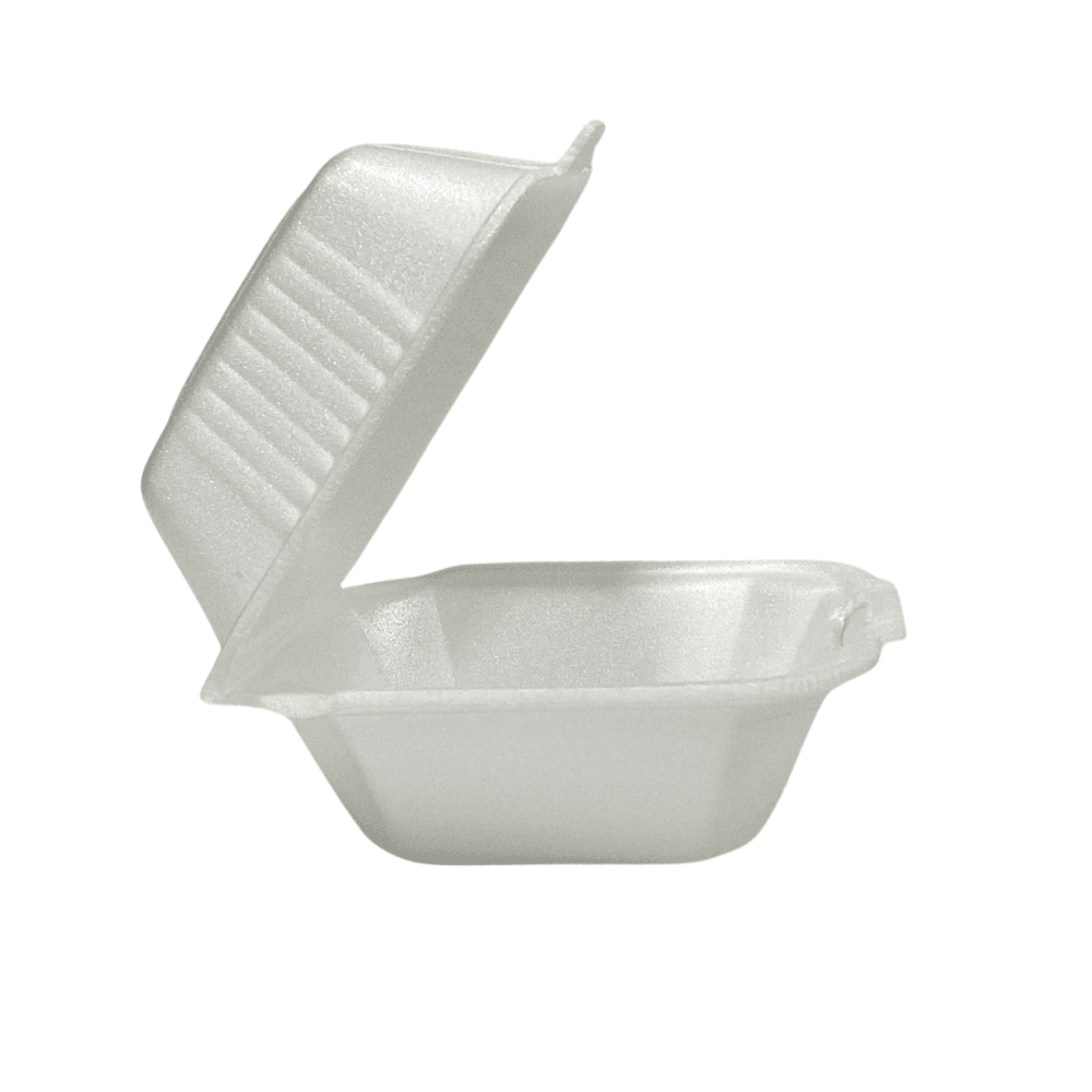 Hamburgueira de Isopor H01 Ultra 400 unidades. Categoria Descartáveis e Embalagens. Subcategoria Hamburgueira. Marca Ultra. Quantidade 400 unidades. Casa Limpa em São Paulo, Rua Apinajés 1484, Sumaré.