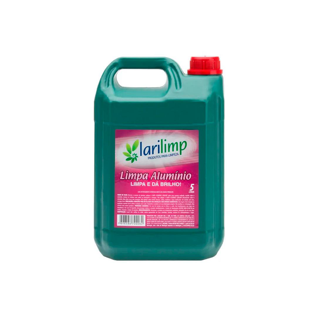 Limpa Alumínio Larilimp 5 Litros. Categoria Produtos de Limpeza. Subcategoria Limpa Alumínio. Marca Larilimp. Quantidade 5 Litros . Casa Limpa em São Paulo, Rua Apinajés 1484, Sumaré.