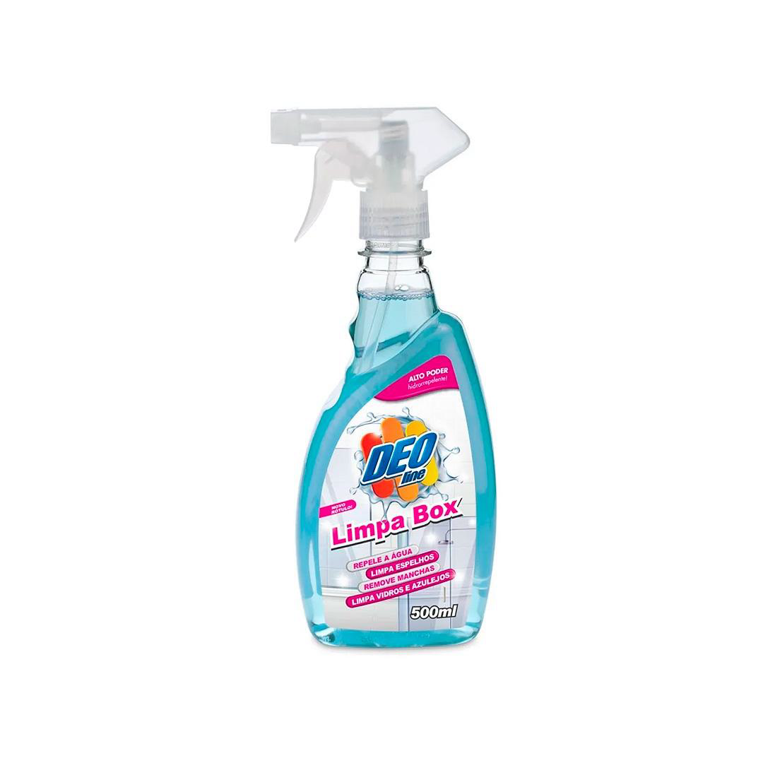 Limpa Box Multiuso Deoline 500ml. Categoria Produtos de Limpeza. Subcategoria Limpa Box. Marca Deoline. Quantidade 500ml. Casa Limpa em São Paulo, Rua Apinajés 1484, Sumaré.
