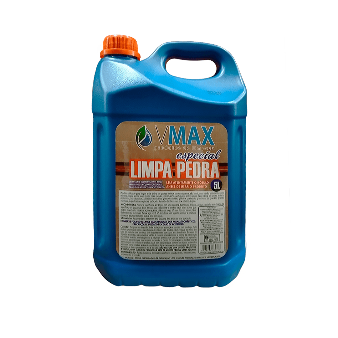 Limpa Pedra Especial Vmax. Categoria Produtos de Limpeza. Subcategoria Limpa Pedra. Marca Valência. Quantidade 5L. Casa Limpa em São Paulo, Rua Apinajés 1484, Sumaré.