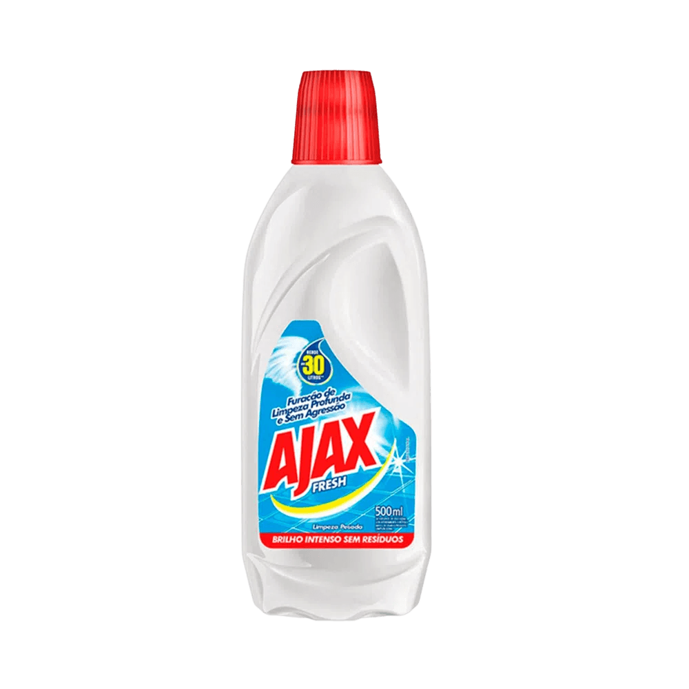 Limpador Diluível Fresh Limpeza Pesada Ajax 500ml. Categoria Produtos de Limpeza. Subcategoria Limpador Multiuso. Marca Ajax. Quantidade 500ml. Casa Limpa em São Paulo, Rua Apinajés 1484, Sumaré.