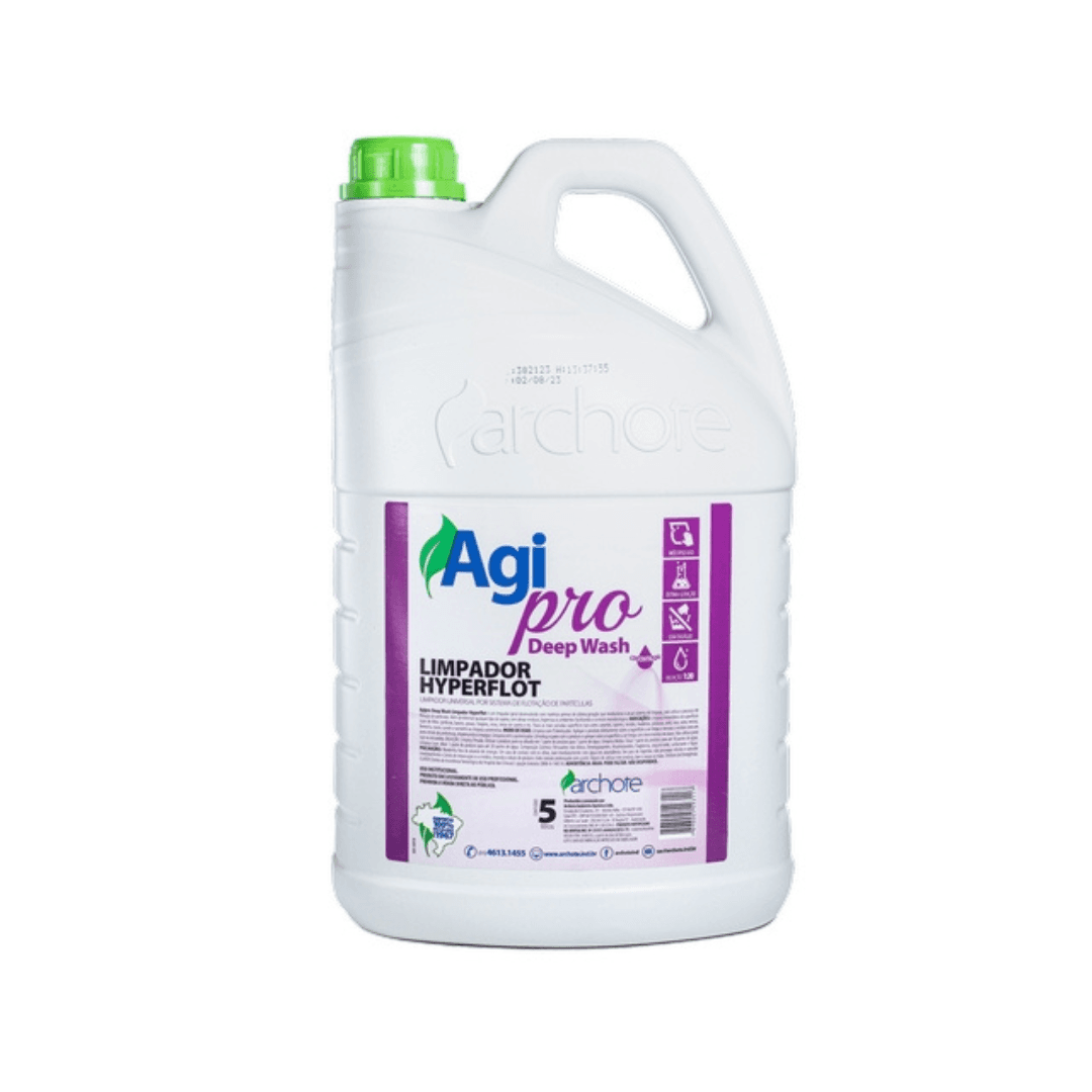 Limpador Geral Hyperflot Deep Wash Agipro Archote. Categoria Produtos de Limpeza. Subcategoria Limpador Multiuso. Marca Agipro Deep Wash. Quantidade 5L. Casa Limpa em São Paulo, Rua Apinajés 1484, Sumaré.
