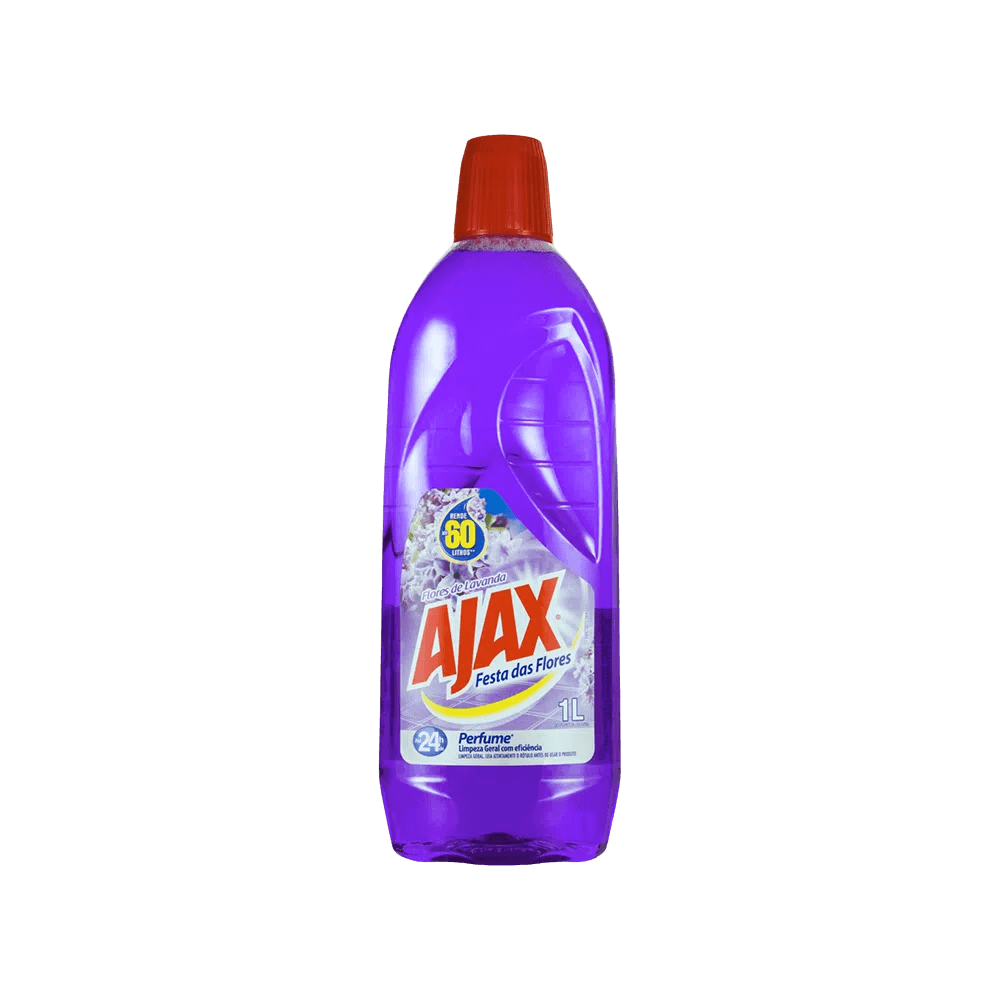 Limpador Multiuso Festa das Flores Lavanda Ajax 500ml. Categoria Produtos de Limpeza. Subcategoria Limpador Multiuso. Marca Ajax. Quantidade 500ml. Casa Limpa em São Paulo, Rua Apinajés 1484, Sumaré.