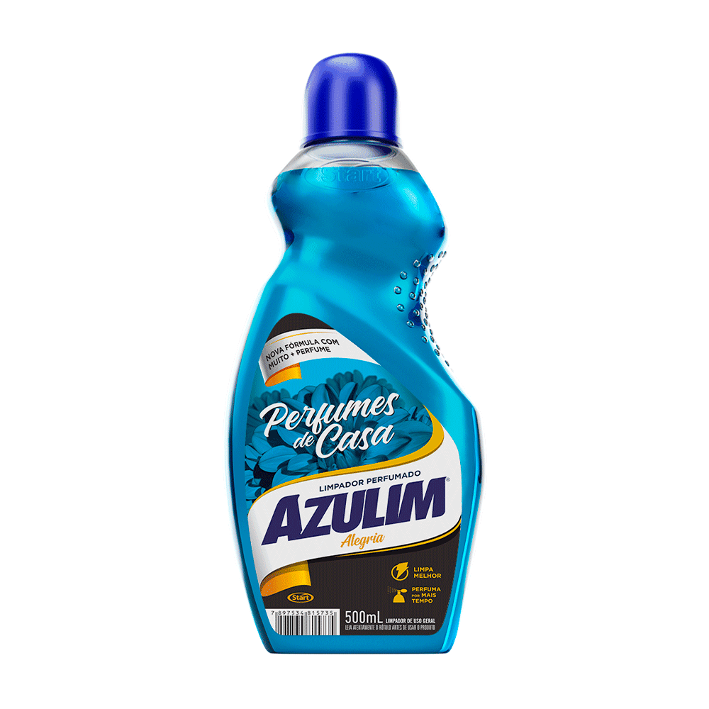 Limpador Perfumado Alegria Azulim 500ml. Categoria Produtos de Limpeza. Subcategoria Limpador Perfumado. Marca Azulim. Quantidade 500ml. Casa Limpa em São Paulo, Rua Apinajés 1484, Sumaré.