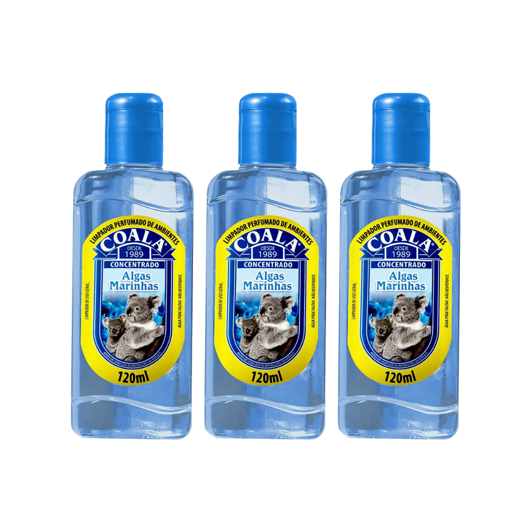 Limpador Perfumado Concentrado Algas Marinhas Coala 120ml. Categoria Produtos de Limpeza. Subcategoria Limpador Perfumado. Marca Coala. Quantidade 120ml. Casa Limpa em São Paulo, Rua Apinajés 1484, Sumaré.