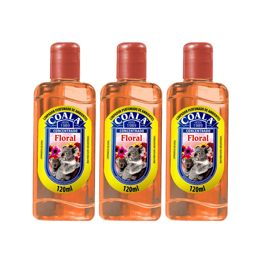 Limpador Perfumado Concentrado Floral Coala 120ml. Categoria Produtos de Limpeza. Subcategoria Limpador Perfumado. Marca Coala. Quantidade 120ml. Casa Limpa em São Paulo, Rua Apinajés 1484, Sumaré.