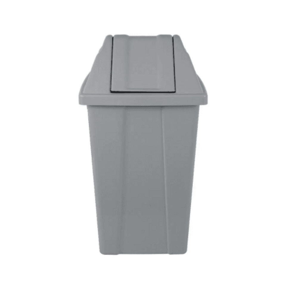 Lixeira 100L Cinza Quadrada Tampa Basculante JSN Q100C. Categoria Comércio e Indústria. Subcategoria Lixeiras. Marca JSN. Quantidade 1. Casa Limpa em São Paulo, Rua Apinajés 1484, Sumaré.