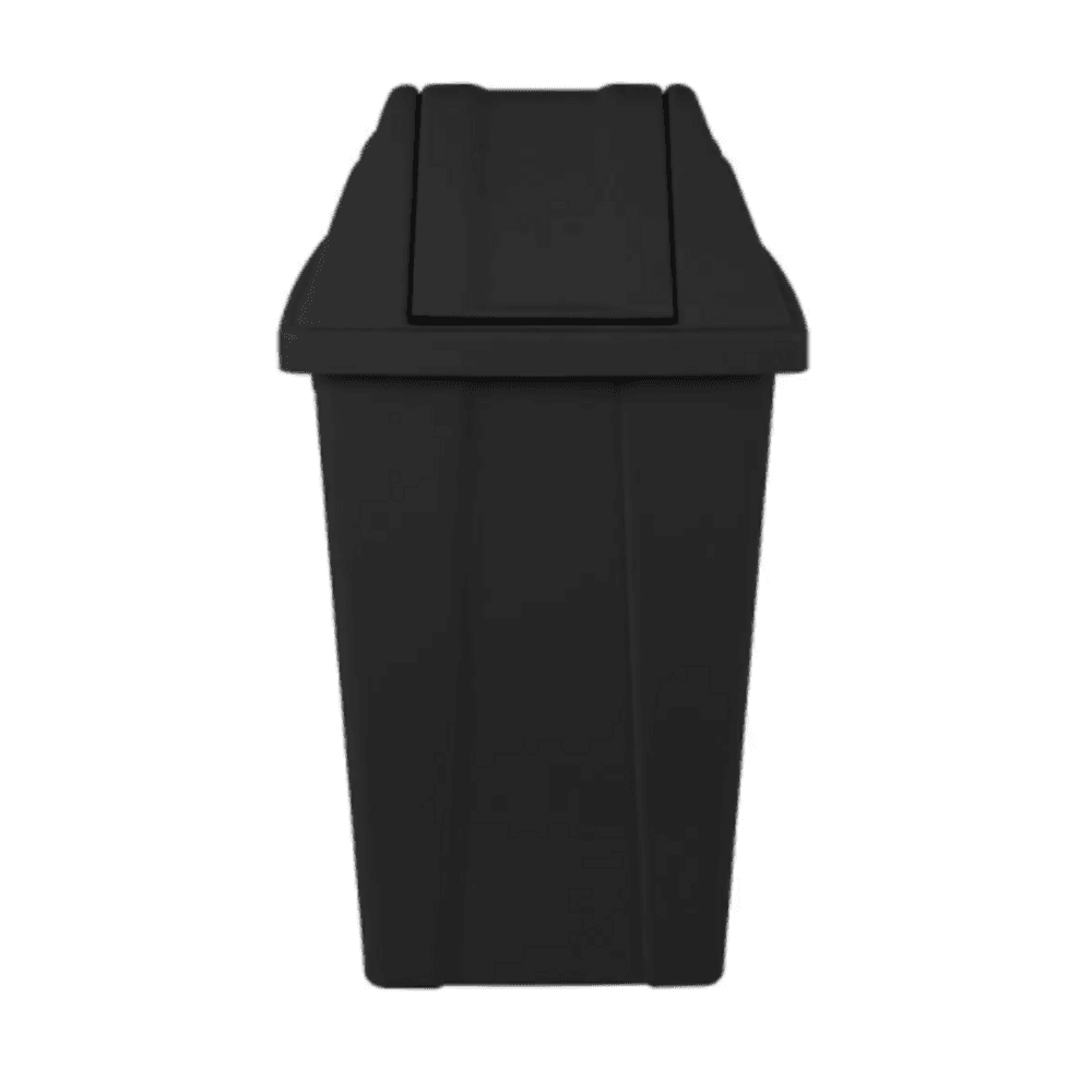 Lixeira 100L Quadrada Preto Basculante JSN Q100P. Categoria Comércio e Indústria. Subcategoria Lixeiras. Marca JSN. Quantidade 1. Casa Limpa em São Paulo, Rua Apinajés 1484, Sumaré.