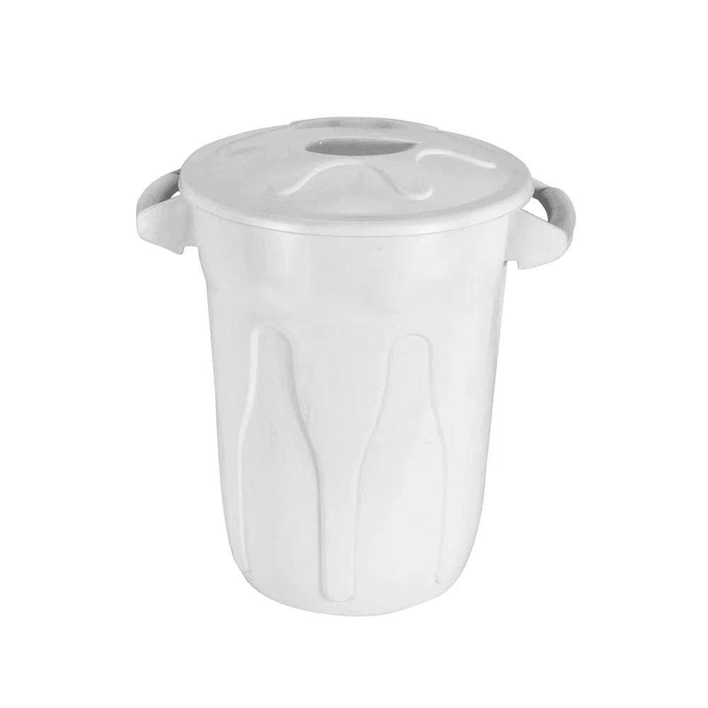 Lixeira 100L Redonda Com Tampa Branca JSN CR100B. Categoria Comércio e Indústria. Subcategoria Lixeiras. Marca JSN. Quantidade 1. Casa Limpa em São Paulo, Rua Apinajés 1484, Sumaré.