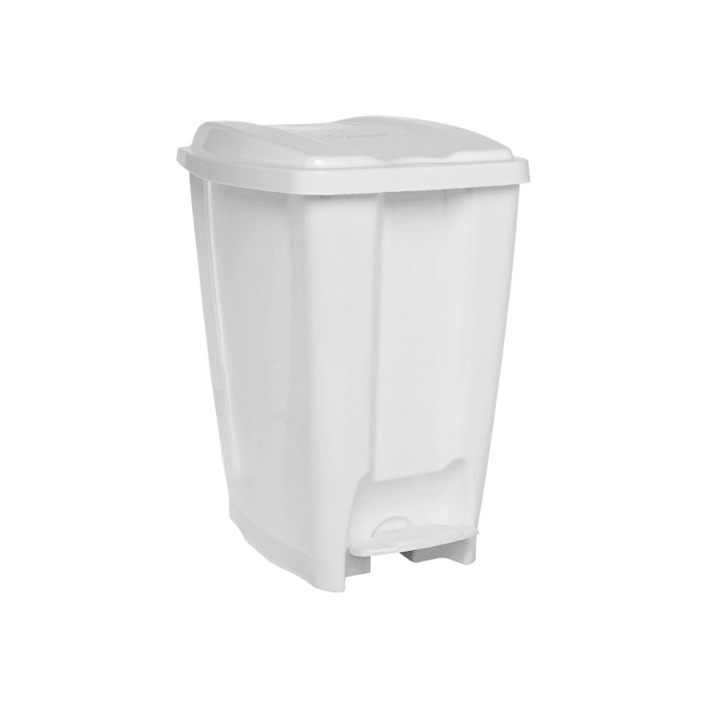 Lixeira 20L Quadrada com Pedal e Tampa Jaguar. Categoria Comércio e Indústria. Subcategoria Lixeiras. Marca Jaguar. Quantidade 1. Casa Limpa em São Paulo, Rua Apinajés 1484, Sumaré.