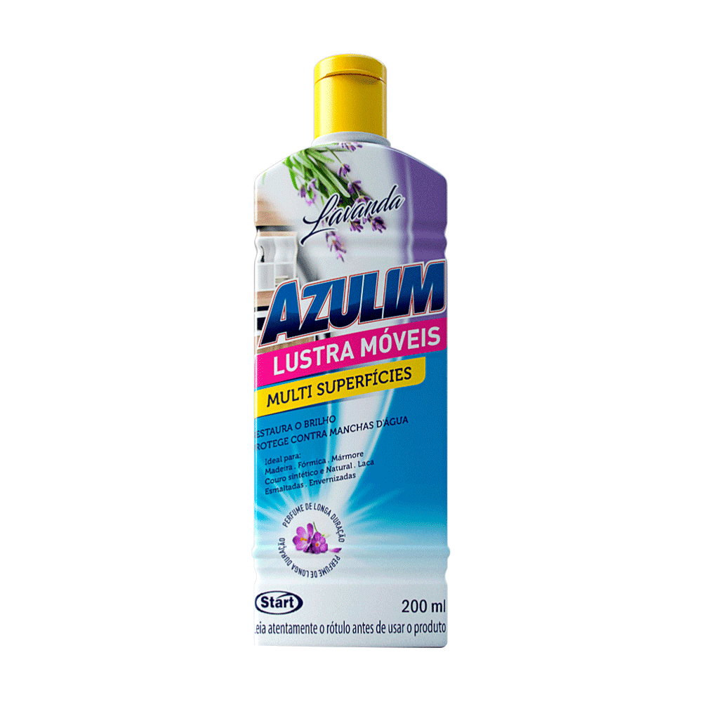 Lustra Móveis Azulim Lavanda Start 200ml. Categoria Produtos de Limpeza. Subcategoria Lustra Móveis. Marca Azulim. Quantidade 200ml. Casa Limpa em São Paulo, Rua Apinajés 1484, Sumaré.