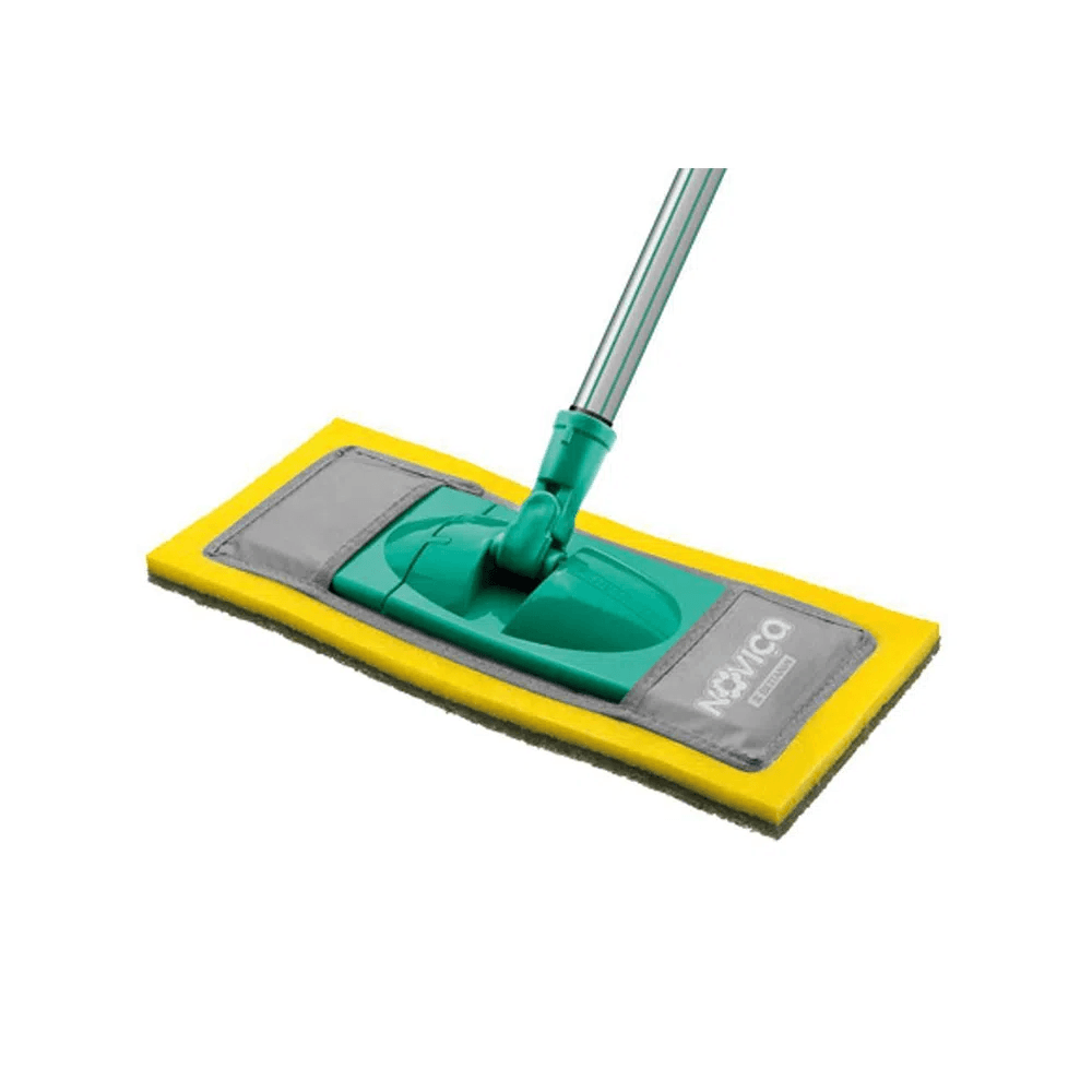 Mop Abrasivo Noviça 1352 com Cabo de Alumínio Indicado para Pisos Rústicos e Cimenticios. Categoria Acessórios para Limpeza. Subcategoria Mop. Marca Bettanin. Quantidade 1. Casa Limpa em São Paulo, Rua Apinajés 1484, Sumaré.