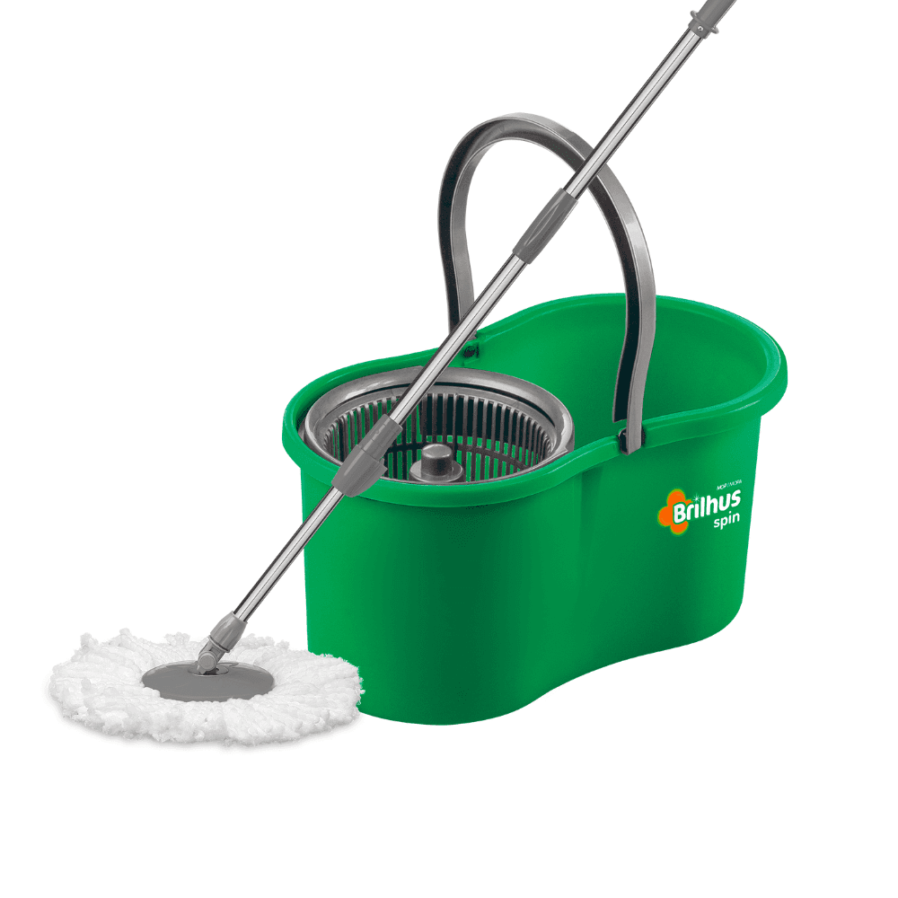 Mop e Balde Spim Brilhus 12l. Categoria Acessórios para Limpeza. Subcategoria Acessórios. Marca Sanremo. Quantidade 1. Casa Limpa em São Paulo, Rua Apinajés 1484, Sumaré.