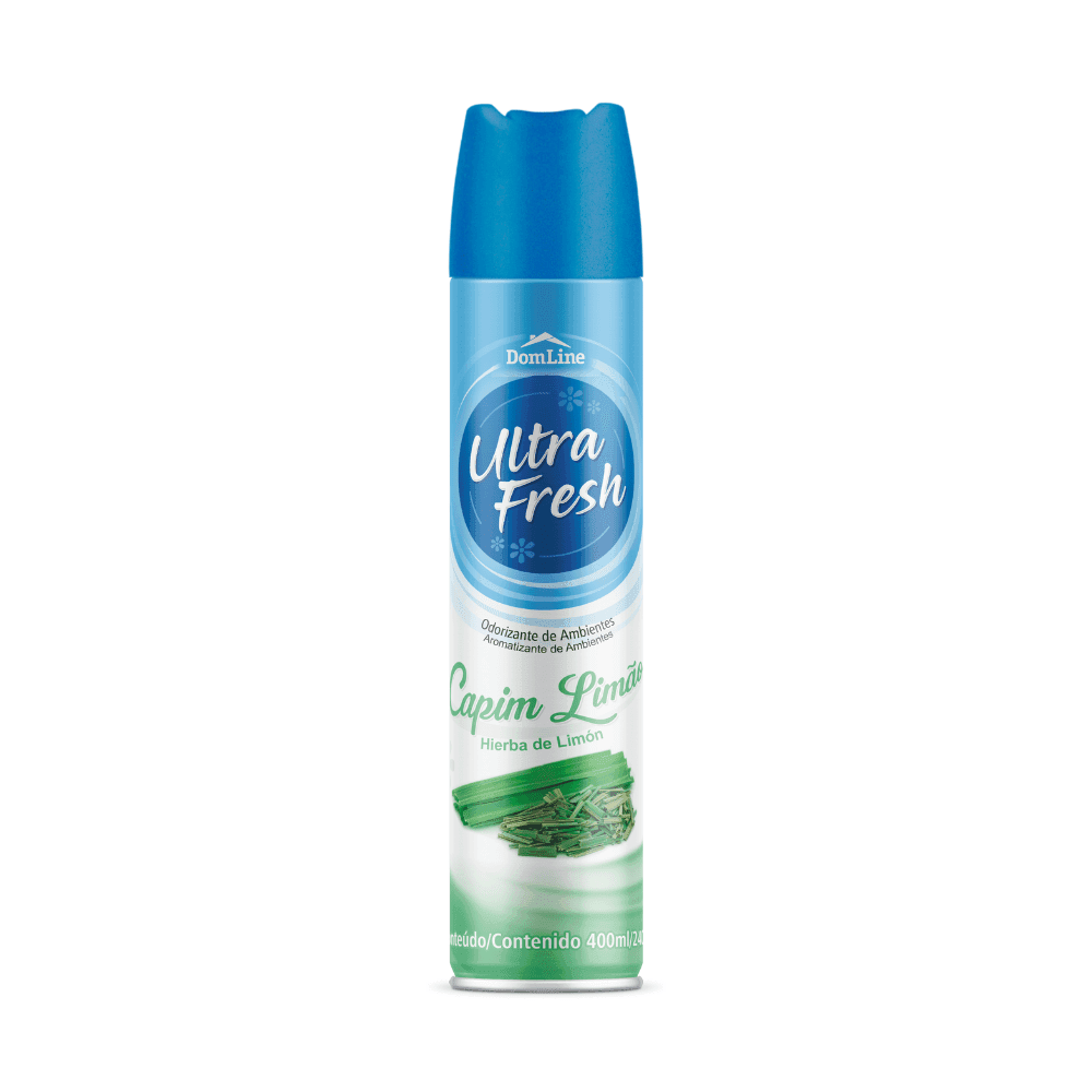 Odorizador de Ambientes Capim Limão Ultra Fresh 400ml. Categoria Produtos de Limpeza. Subcategoria Odorizador de ambiente. Marca Ultra Fresh. Quantidade 400ml. Casa Limpa em São Paulo, Rua Apinajés 1484, Sumaré.