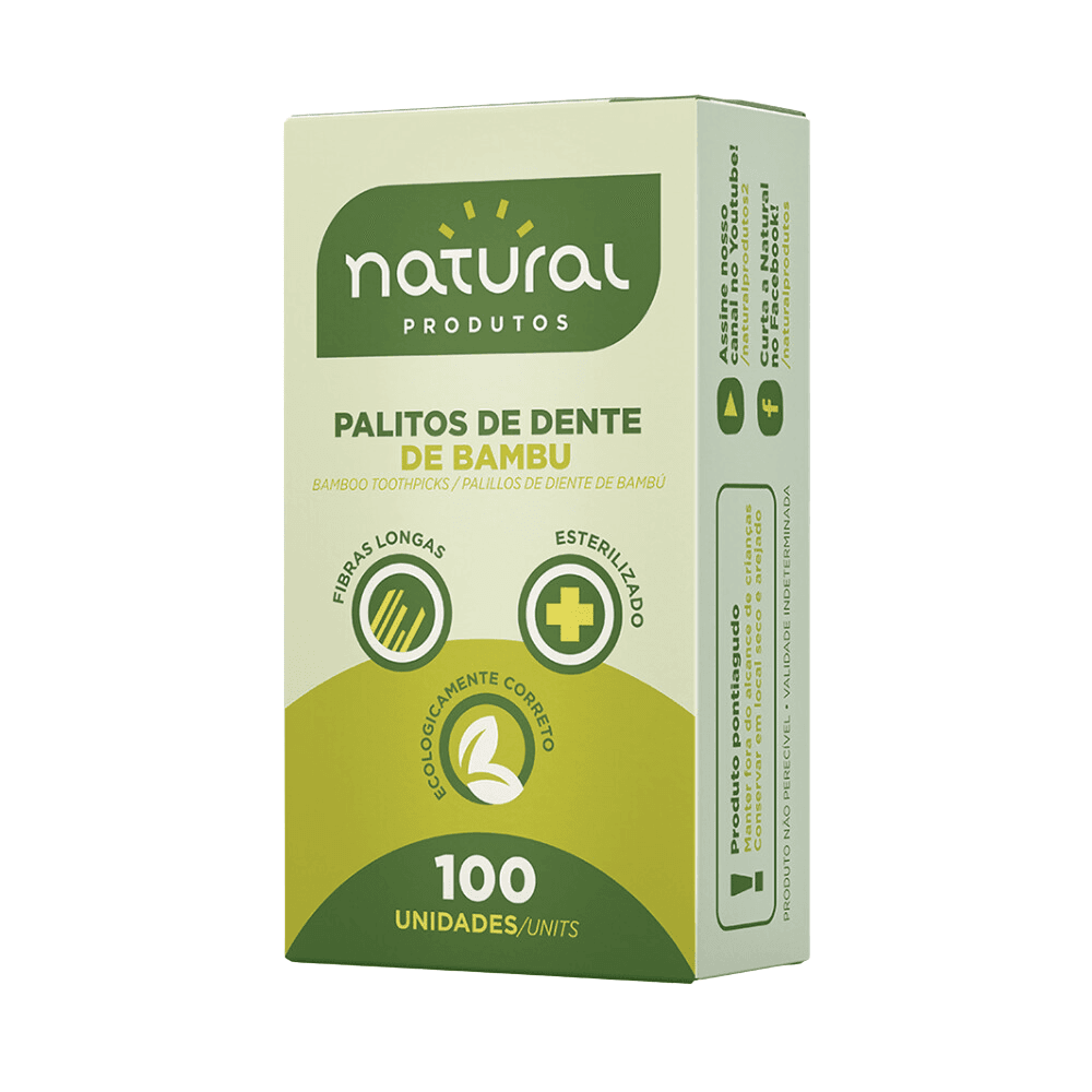 Palito de Dente de Bambu Natural - 25 Paliteiros de Papel com 100 palitos cada. Categoria Descartáveis e Embalagens. Subcategoria Espetos e Palitos. Marca Natural. Quantidade 2.500. Casa Limpa em São Paulo, Rua Apinajés 1484, Sumaré.